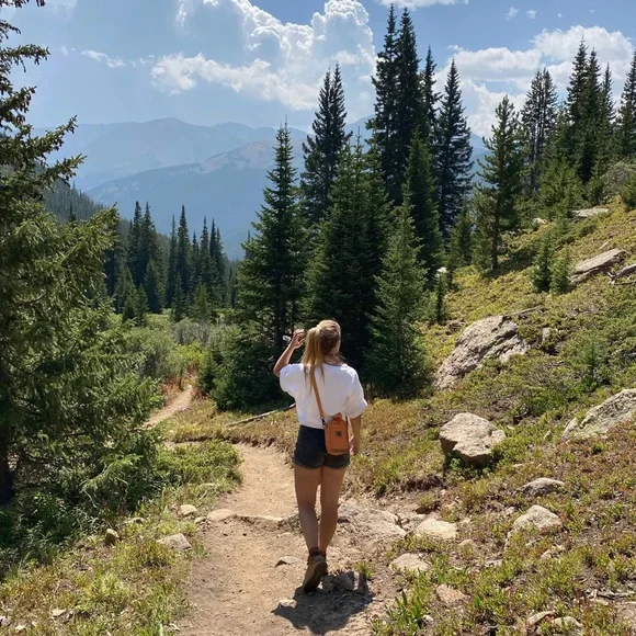 Adventurist Backpack Co. Nomad Crosssbody Sling Bag Hiking Outdoor Travel Orange - Picture 5 of 15